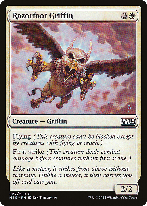 Razorfoot Griffin (M15-027) [Magic 2015] MTG Single Wizards of the Coast