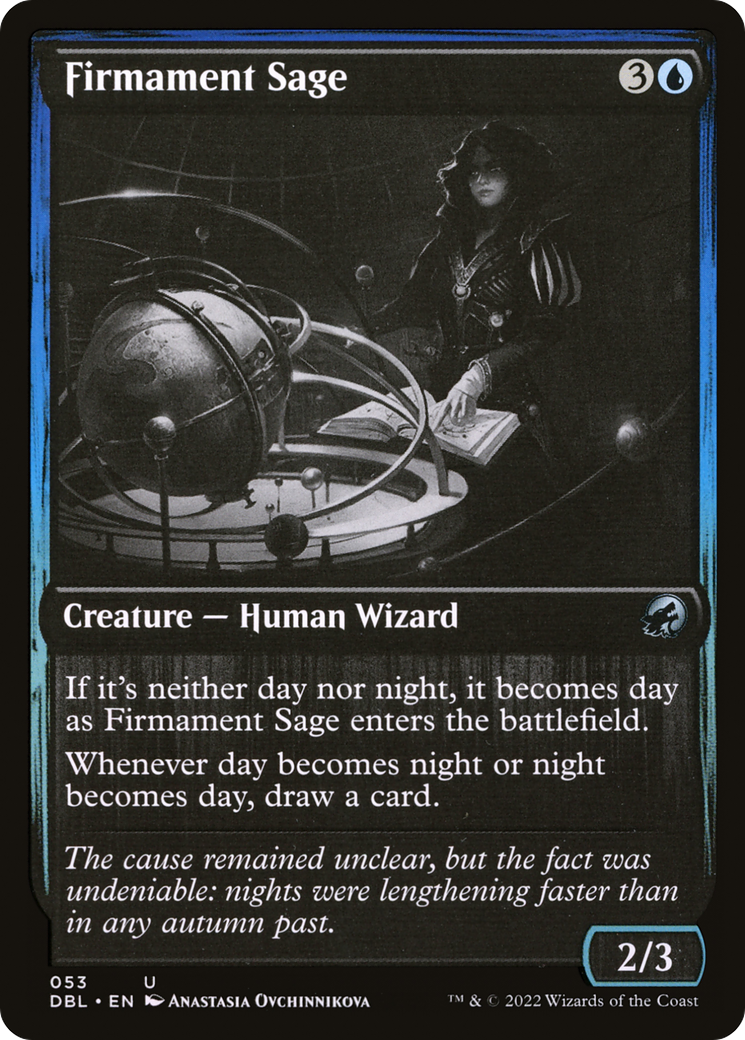 Firmament Sage (DBL-053) [Innistrad: Double Feature] Foil MTG Single Wizards of the Coast
