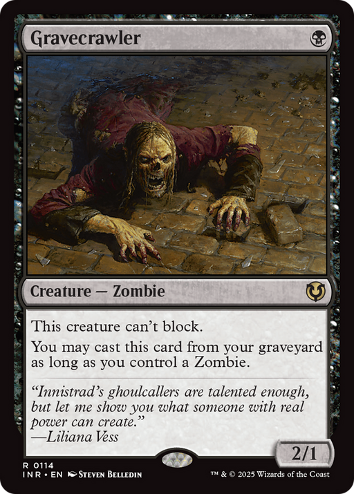 Gravecrawler (INR-114) [Innistrad Remastered] MTG Single Wizards of the Coast