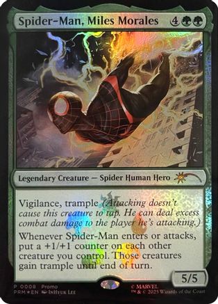 Spider-Man, Miles Morales (UMP-008) [Misc] Unique and Miscellaneous Promos Foil MTG Single Unique and Miscellaneous Promos