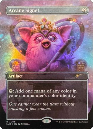 Arcane Signet (7065) (Rainbow Foil) (SLD-7065) [Secret Lair] Drop Series Foil MTG Single Wizards of the Coast