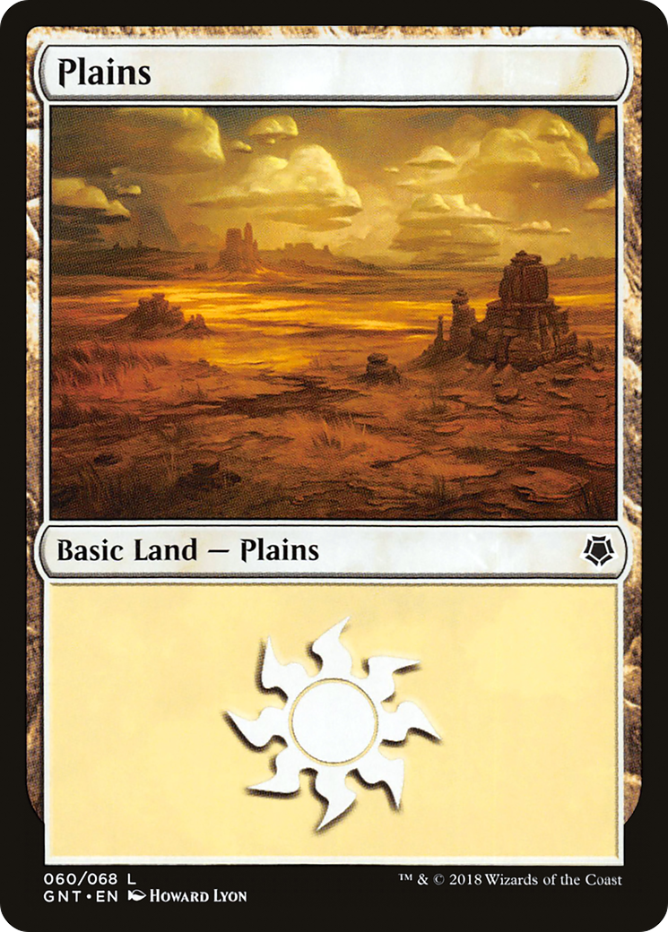 Plains (60) (GNT-060) [Misc] Game Night MTG Single Wizards of the Coast