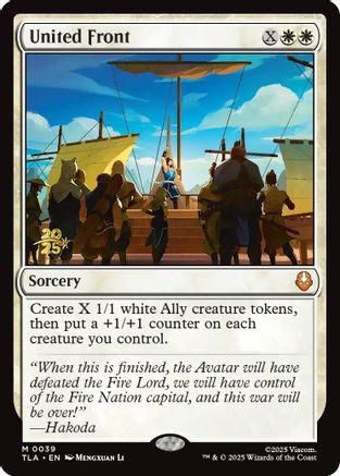 United Front (PRE-039) [Prerelease Cards] Foil MTG Single Prerelease Cards