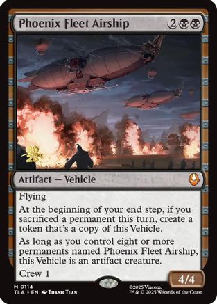 Phoenix Fleet Airship (PRE-114) [Prerelease Cards] Foil MTG Single Prerelease Cards