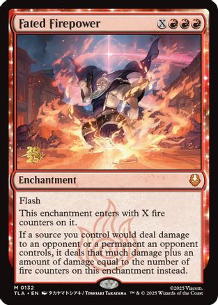 Fated Firepower (PRE-132) [Prerelease Cards] Foil MTG Single Wizards of the Coast