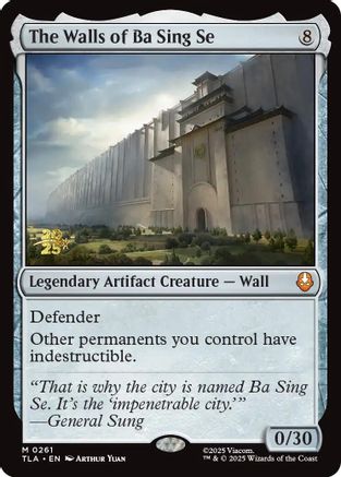 The Walls of Ba Sing Se (PRE-261) [Prerelease Cards] Foil MTG Single Prerelease Cards