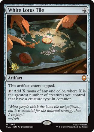 White Lotus Tile (PRE-262) [Prerelease Cards] Foil MTG Single Prerelease Cards