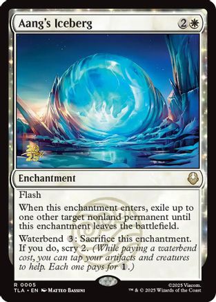 Aang's Iceberg (PRE-005) [Prerelease Cards] Foil MTG Single Wizards of the Coast