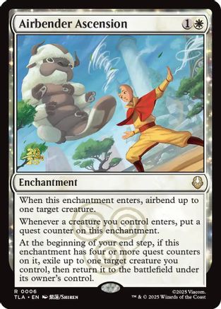 Airbender Ascension (PRE-006) [Prerelease Cards] Foil MTG Single Wizards of the Coast