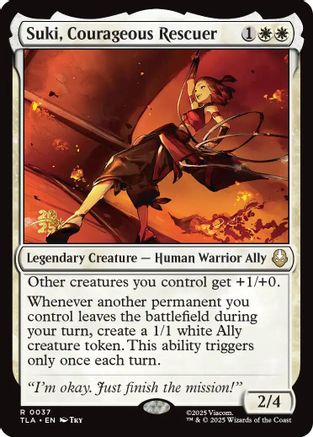 Suki, Courageous Rescuer (PRE-037) [Prerelease Cards] Foil MTG Single Prerelease Cards