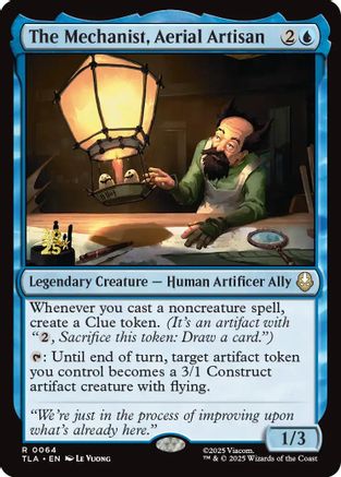 The Mechanist, Aerial Artisan (PRE-064) [Prerelease Cards] Foil MTG Single Prerelease Cards