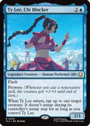 Ty Lee, Chi Blocker (PRE-076) [Prerelease Cards] Foil MTG Single Prerelease Cards