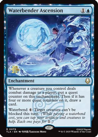 Waterbender Ascension (PRE-079) [Prerelease Cards] Foil MTG Single Prerelease Cards