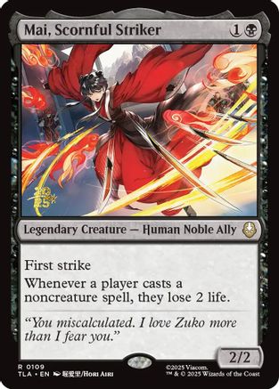 Mai, Scornful Striker (PRE-109) [Prerelease Cards] Foil MTG Single Prerelease Cards