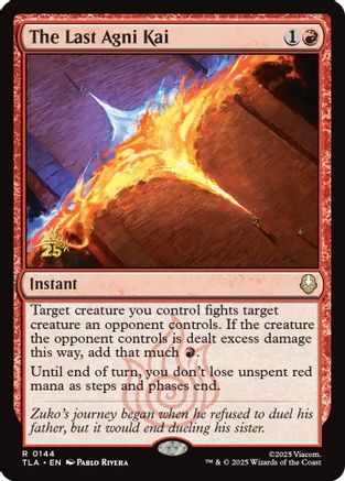 The Last Agni Kai (PRE-144) [Prerelease Cards] Foil MTG Single Prerelease Cards