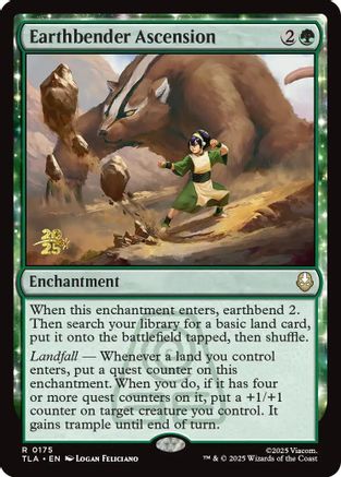 Earthbender Ascension (PRE-175) [Prerelease Cards] Foil MTG Single Wizards of the Coast