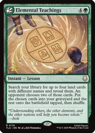 Elemental Teachings (PRE-178) [Prerelease Cards] Foil MTG Single Wizards of the Coast
