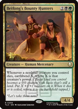 Beifong's Bounty Hunters (PRE-209) [Prerelease Cards] Foil MTG Single Wizards of the Coast