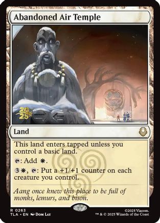 Abandoned Air Temple (PRE-263) [Prerelease Cards] Foil MTG Single Wizards of the Coast