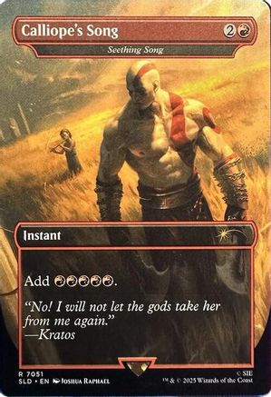 Calliope's Song - Seething Song (SLD-7051) [Secret Lair] Drop Series Foil MTG Single Wizards of the Coast