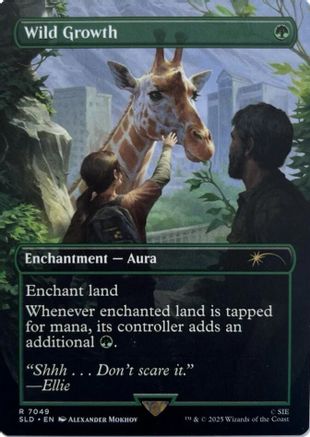 Wild Growth (SLD-7049) [Secret Lair] Drop Series MTG Single Wizards of the Coast