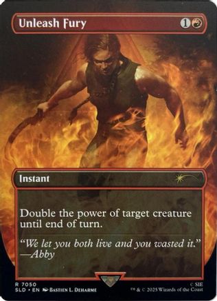 Unleash Fury (SLD-7050) [Secret Lair] Drop Series MTG Single Wizards of the Coast