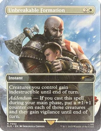 Unbreakable Formation (7052) (SLD-7052) [Secret Lair] Drop Series Foil MTG Single Wizards of the Coast