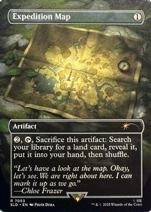 Expedition Map (SLD-7053) [Secret Lair] Drop Series MTG Single Wizards of the Coast