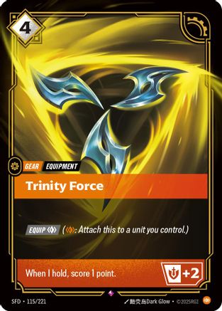 Trinity Force (115/221) [Spiritforged] Foil Riftbound Singles Riot Games