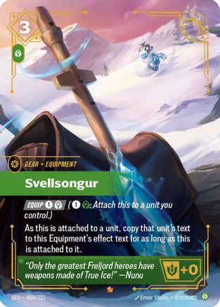 Svellsongur (059/221) [Spiritforged] Foil Riftbound Singles Riot Games