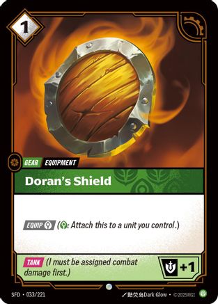 Doran's Shield (033/221) [Spiritforged] Riftbound Singles Riot Games