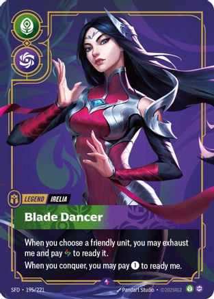 Irelia - Blade Dancer (195/221) [Spiritforged] Foil Riftbound Singles Riot Games