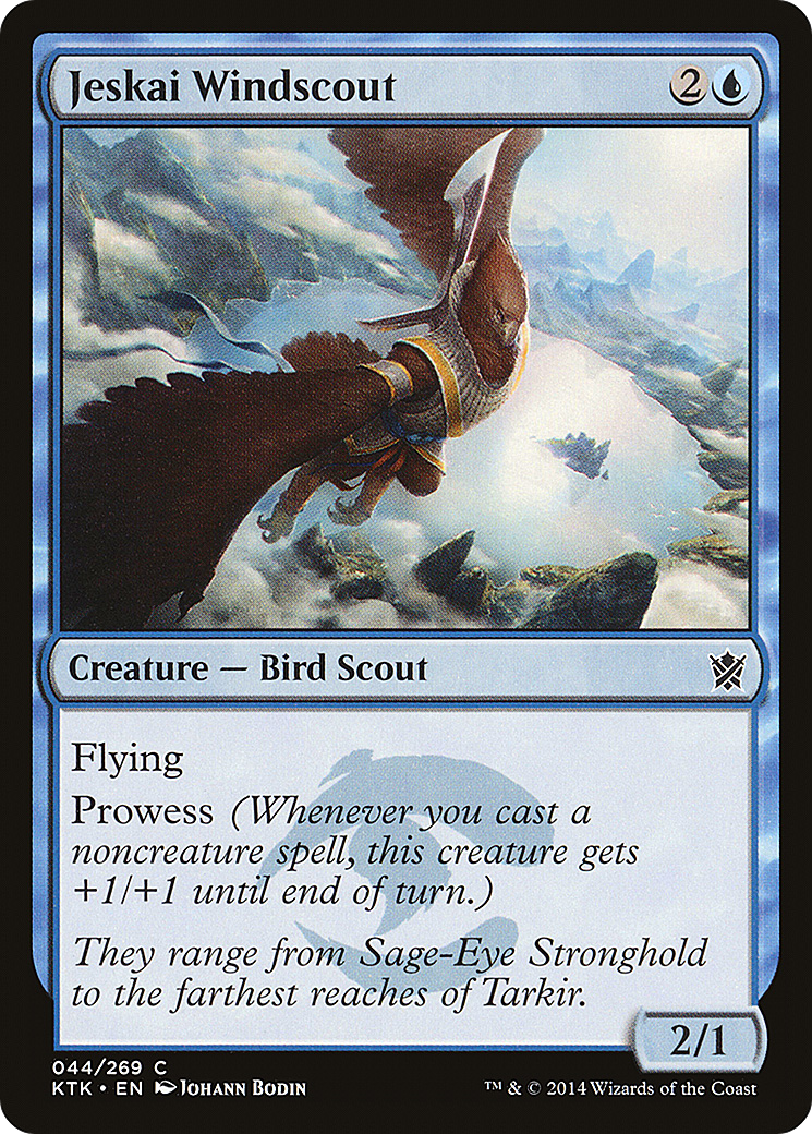 Jeskai Windscout (KTK-044) [Khans of Tarkir] MTG Single Wizards of the Coast