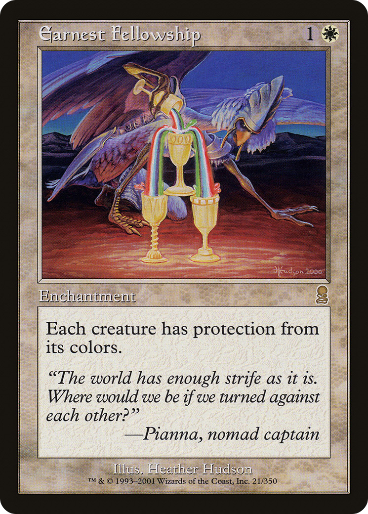 Earnest Fellowship (ODY-021) [Odyssey] MTG Single Wizards of the Coast