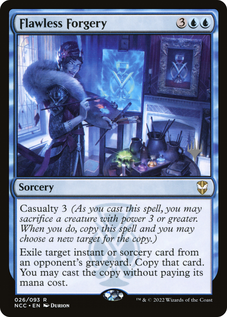 Flawless Forgery (PPSNC-26P) [New Capenna Commander Promos] Foil MTG Single Wizards of the Coast