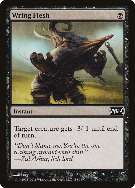 Wring Flesh (M12-118) [Magic 2012] MTG Single Wizards of the Coast