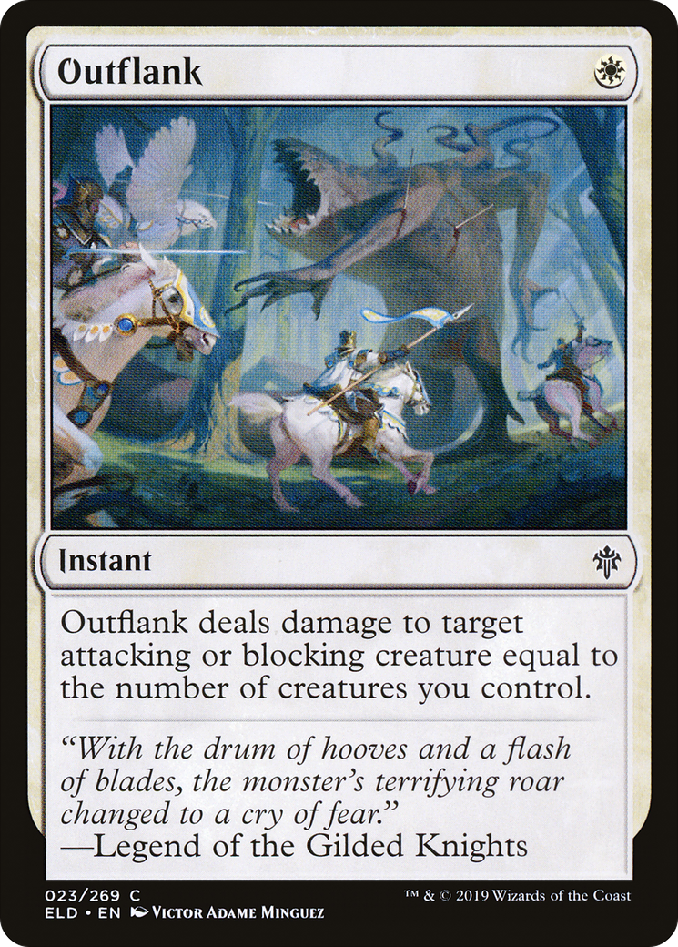 Outflank (ELD-023) [Throne of Eldraine] Foil MTG Single Wizards of the Coast