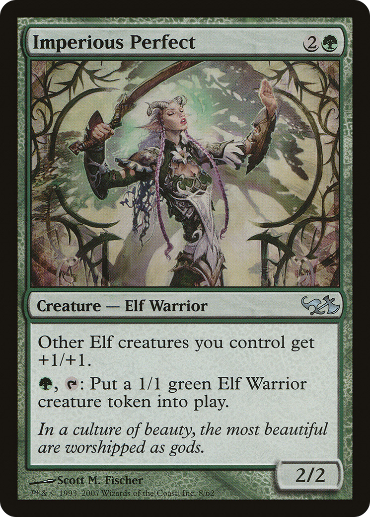 Imperious Perfect (EVG-008) [Misc] Duel Decks: Elves vs. Goblins MTG Single Wizards of the Coast