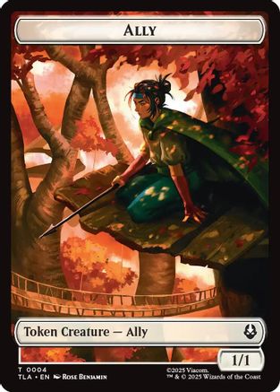 Ally (0004) // Clue (0015) Double-Sided Token (TLA-4 // 15) [Avatar: The Last Airbender] MTG Single Wizards of the Coast