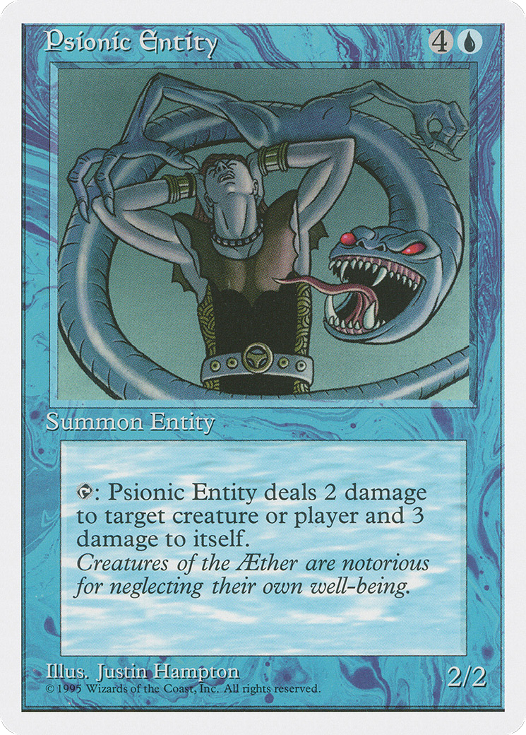 Psionic Entity (4ED-095) [Fourth Edition] MTG Single Wizards of the Coast