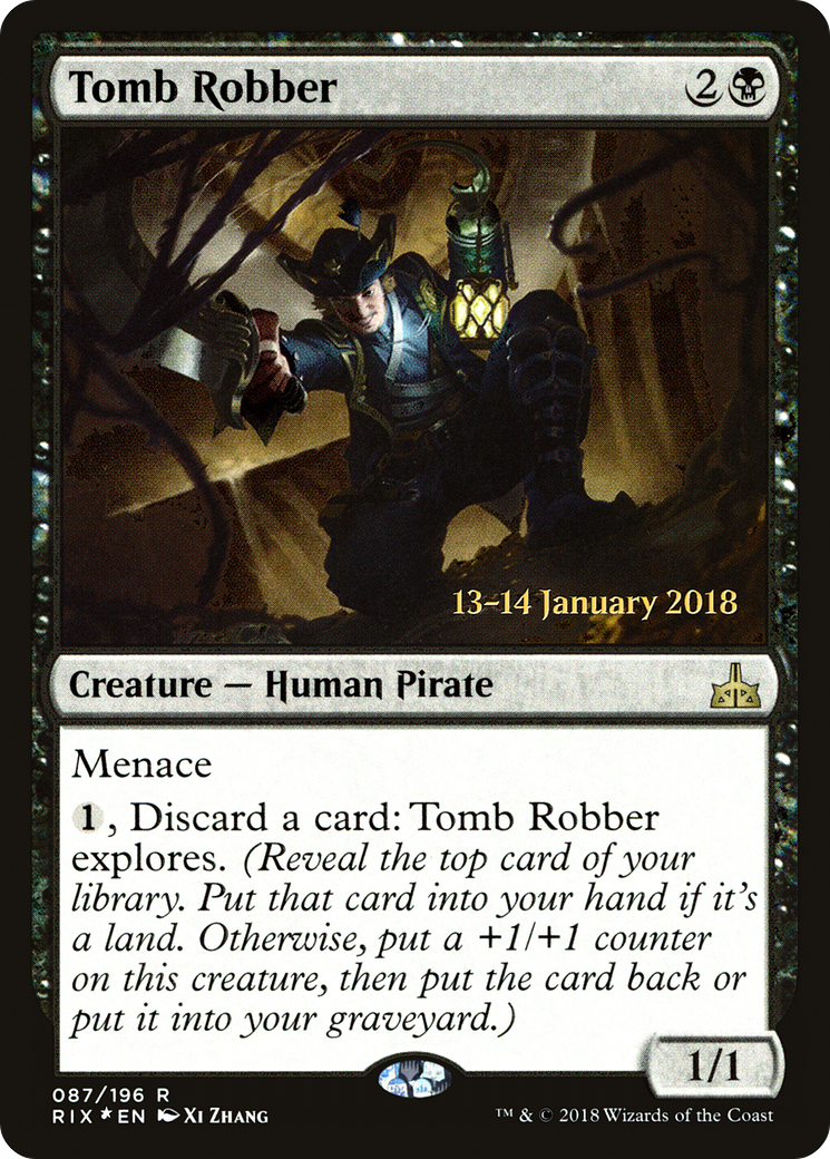 Tomb Robber (PRE-087) [Rivals of Ixalan Promos] Foil MTG Single Wizards of the Coast