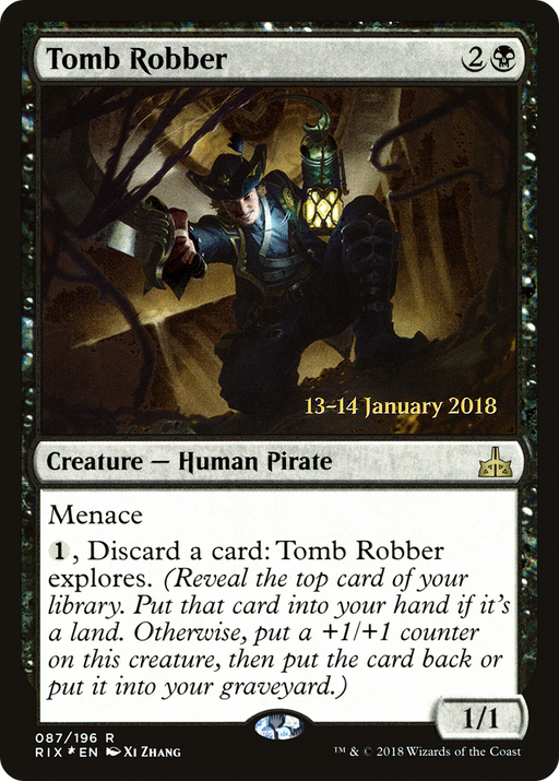 Tomb Robber (PRE-087) [Rivals of Ixalan Promos] Foil MTG Single Wizards of the Coast