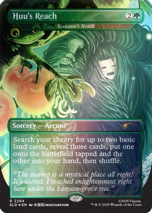 Huu's Reach - Kodama's Reach (Rainbow Foil) (SLD-2294) [Secret Lair] Drop Series Foil MTG Single Wizards of the Coast