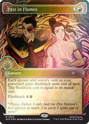 Past in Flames (Rainbow Foil) (SLD-2303) [Secret Lair] Drop Series Foil MTG Single Wizards of the Coast