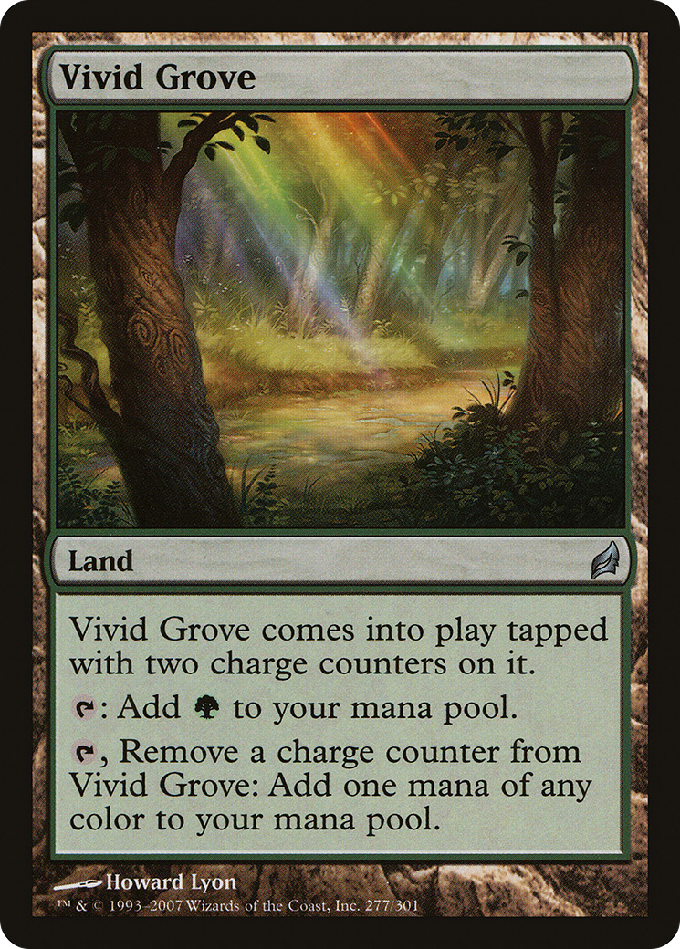Vivid Grove (LRW-277) [Lorwyn] MTG Single Wizards of the Coast