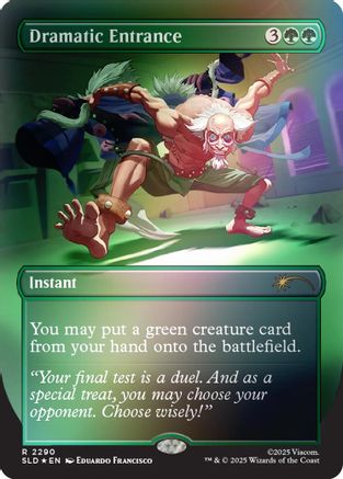 Dramatic Entrance (Rainbow Foil) (SLD-2290) [Secret Lair] Drop Series Foil MTG Single Wizards of the Coast