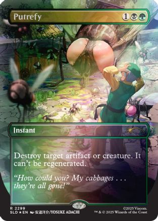 Putrefy (Rainbow Foil) (SLD-2299) [Secret Lair] Drop Series Foil MTG Single Wizards of the Coast