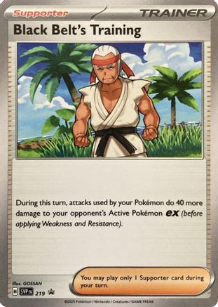 Black Belt's Training - 219 (219) [Promos: SV Promo Cards] Pokemon Single Pokémon