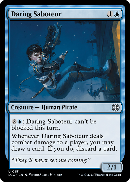 Daring Saboteur (LCC-151) [The Lost Caverns of Ixalan Commander] MTG Single Wizards of the Coast