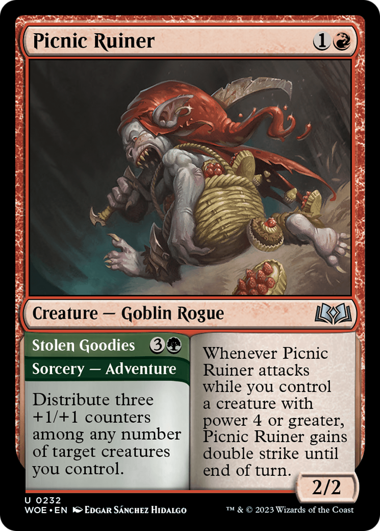 Picnic Ruiner (WOE-232) [Wilds of Eldraine] Foil MTG Single Wizards of the Coast